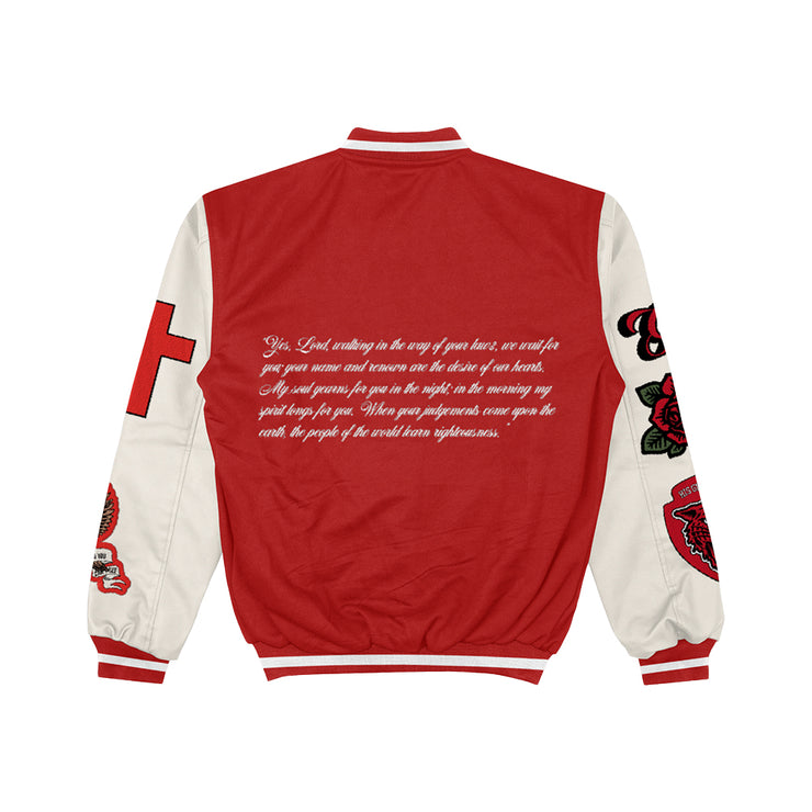 HGA Stars Letterman Jacket - Red