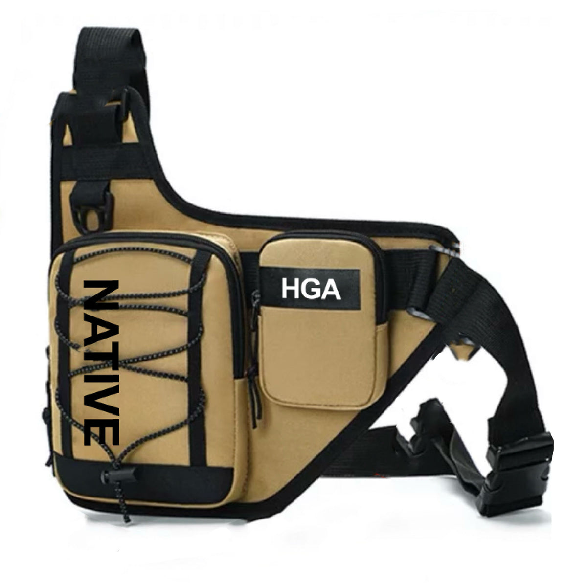HGA Cross Body Bag (Tan) – Native Supply