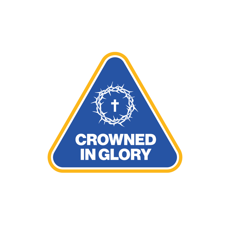 Crowned in Glory sticker