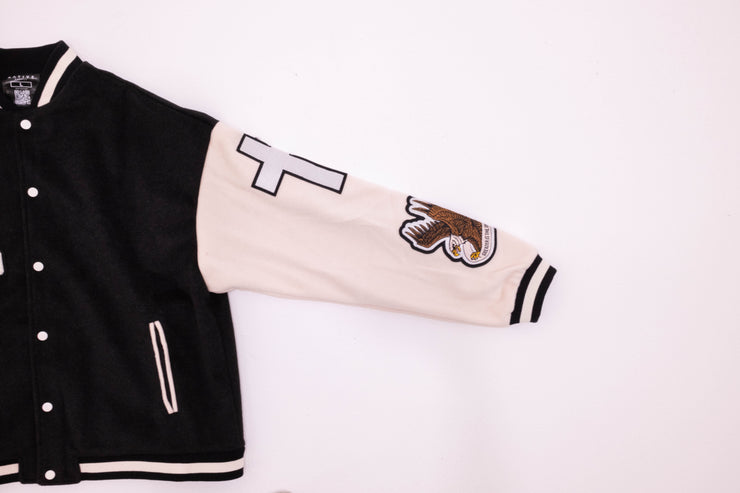 HGA Stars Letterman Jacket - Black