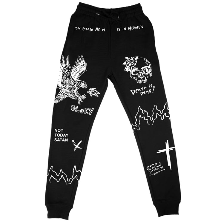HGA Eagle Comfort Sweatpants (Black)