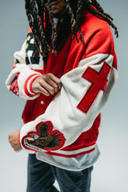 HGA Stars Letterman Jacket - Red