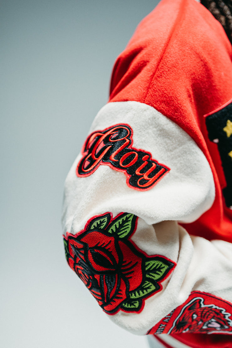 HGA Stars Letterman Jacket - Red