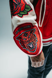 HGA Stars Letterman Jacket - Red