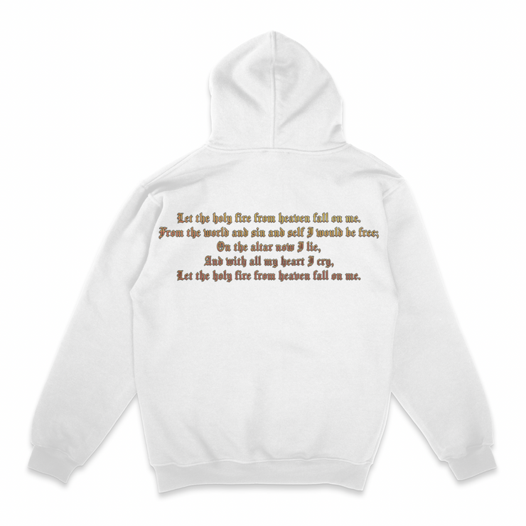 Holy Fire Hoodie (White)