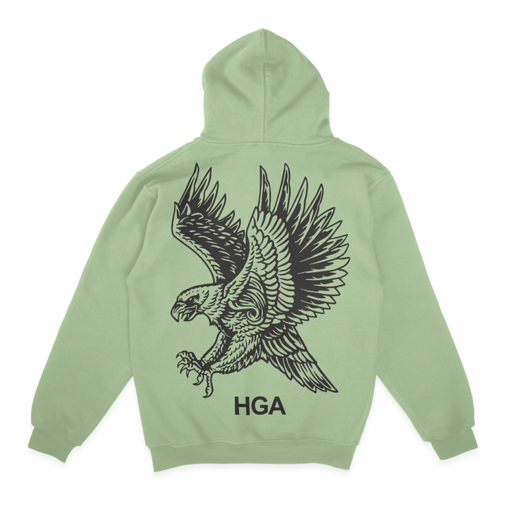 HGA Eagle Urban Hoodie - (Oil Green)