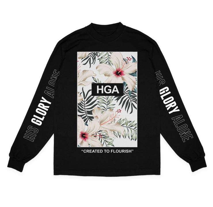 HGA Created to Flourish Longsleeve - Black