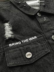 HGA Bring the War Denim Jacket - Denim Jacket