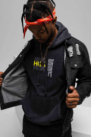 HGA Bring the War Denim Jacket - Denim Jacket