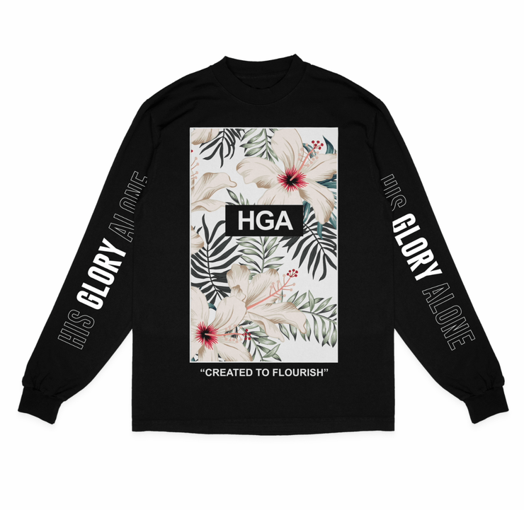 HGA Created to Flourish Longsleeve - Black - Shirt