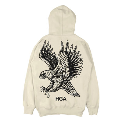 HGA Eagle Comfort Hoodie - (Cream) - Hoodie