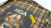 HGA Lion of Judah Flannel (Cream) - Longsleeve Tees