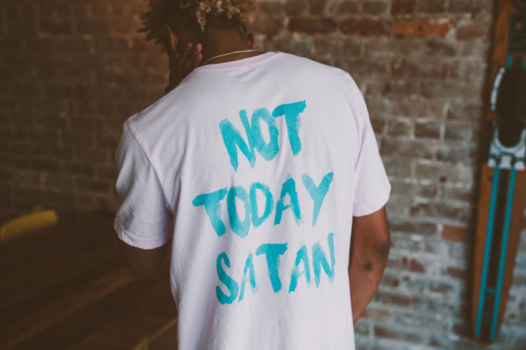 HGA Not Today Satan Pink Tee - Shirt