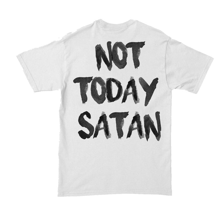 HGA Not Today Satan White Tee - Shirt