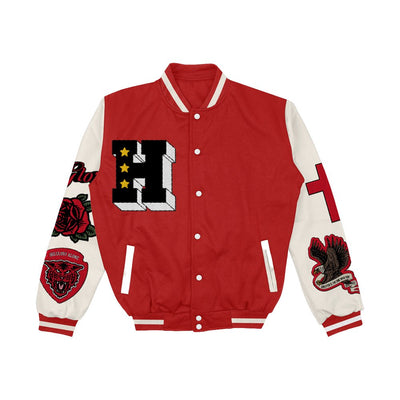 HGA Stars Letterman Jacket - Red - 