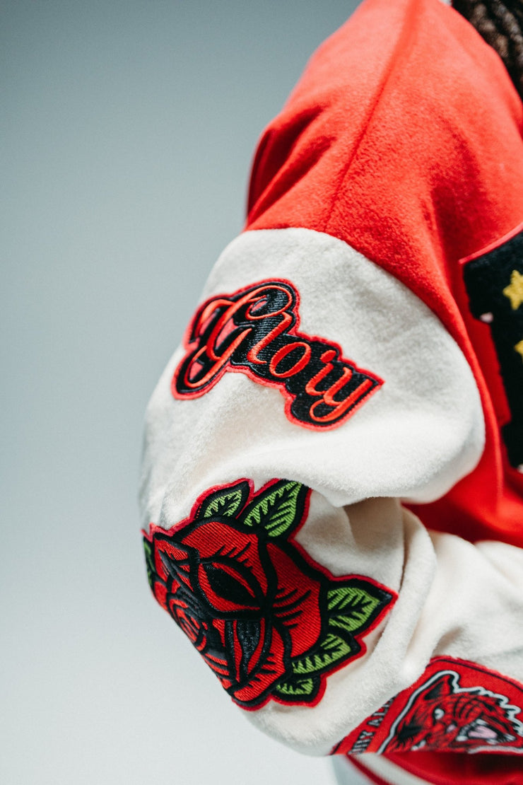 HGA Stars Letterman Jacket - Red - 