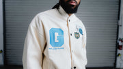 His Glory Alone Letterman Jacket (Carolina Blue) - Jacket