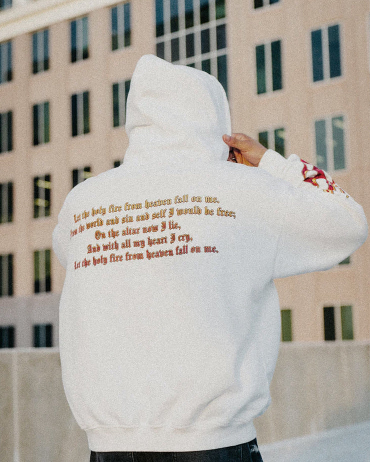 Holy Fire Hoodie (White)