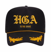 HGA to the Grave - (Gold/Black) Trucker Hat