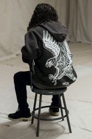 HGA Eagle Comfort Hoodie (Faded Black)