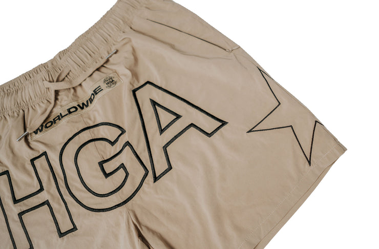 HGA Stitched Shorts - (Beige)
