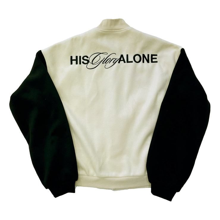 His Glory Alone Letterman Jacket