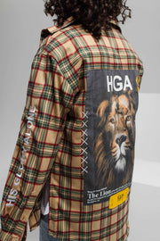 HGA Lion of Judah Flannel (Cream)